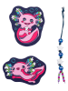DerDieDas 6tlg. Schulranzen-Set "ErgoFlex Easy" in Pink - (B)28 x (H)39 x (T)24 cm