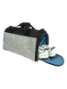 neoxx Sporttasche "Wool the World" in Grau/ Schwarz - (L)43,5 x (H)26 x (T)24 cm