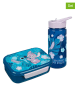 SCOOLI 2tlg. Set: Brotzeitdose & Trinkflasche "Lilo & Stitch" in Blau
