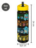 Undercover Bidon "Pokémon" w kolorze czarno-żółtym - 600 ml
