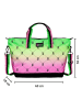 Undercover Weekender "Wicked" in Grün/ Pink - (B)40 x (H)36 x (T)18 cm