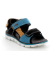 Primigi Leren sandalen donkerblauw/geel/zwart