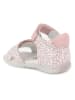 Primigi Skórzane sandały w kolorze jasnoróżowym