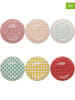 Villa d´Este 6er-Set: Obstteller "Confusion" in Bunt - Ø 19 cm