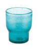 Villa d´Este 6-delige set: waterglazen "Unico" transparant/groen/blauw - 325 ml