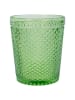 Villa d´Este 6-delige set: glazen "Honey" groen/transparant - 300 ml