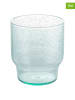 Villa d´Este 6-delige set: waterglazen "Unico" turquoise - 325 ml