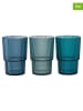 Villa d´Este 12er-Set: Trinkbecher "Unico" in Blau - 420 ml