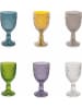 Villa d´Este 6er-Set: Weingläser "Marrakech" in Bunt - 280 ml