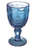 Villa d´Este 6er-Set: Weingläser "Syrah" in Blau/ Transparent - 230 ml