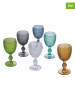 Villa d´Este 6er-Set: Weingläser "New Mexico" in Bunt - 210 ml