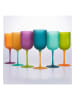 Villa d´Este 6er-Set: Weingläser "Shock" in Bunt - 450 ml