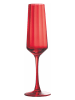 Villa d´Este 6er-Set: Sektgläser in Rot - 250 ml