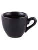 TINTEUNICHE 6er-Set: Kaffeetassen ''Horeca'' in Schwarz - 90 ml