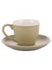 Villa d´Este 6er-Set: Kaffeetassen "Forma" in Beige - 100 ml