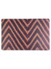 Villa d´Este 6-delige set: placemats "Malindi" zwart/rood - (L)45 x (B)30 cm