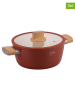 Villa d´Este 2-delige set: kookpan "Radici" terracotta - Ø 20 cm