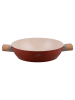 Villa d´Este 2-delige set: serveerpan "Radici" terracotta - Ø 28 cm