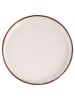 Villa d´Este 4-delige set: ontbijtborden "Baita" wit - Ø 20 cm