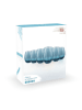 Villa d´Este 6-delige set: waterglazen "Shiraz" blauw - 525 ml