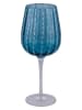 Villa d´Este 6-delige set: wijnglazen "Shiraz" blauw - 500 ml