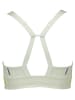 adidas Sport-BH in Salbei/ Gelb - Medium