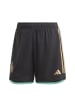 adidas Laufshorts in Schwarz/ Hellbraun/ Hellbraun