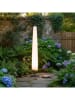 lumisky Led-solarbuitenlamp ''Bay'' wit - (H)160 x Ø 33 cm