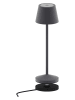 lumisky LED-Tischleuchte in Schwarz - Ø 7,5 x (H)20 cm