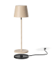 lumisky Ledtafellamp "Kelly" beige - (H)38 x Ø 10 cm