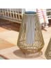 lumisky Lampion solarny "Salomea" w kolorze jasnobrązowym - wys. 47 x Ø 30 cm