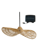 lumisky LED-Solarleuchte "Marbella" in Natur - (H)14 x Ø 62 cm