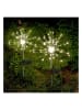 lumisky Lampy solarne LED (2 szt.) "Fireworks" w kolorze białym na trzonku - wys. 97 cm