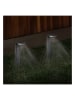 lumisky 2er-Set: LED-Solar-Gartenstecker "Ostry" in Schwarz - (H)41 cm