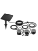 lumisky 3-delige set: ledsolargrondspots "Solpool" warmwit - Ø 10 cm