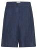 MOSS COPENHAGEN Lniane bermudy w kolorze granatowym