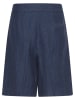 MOSS COPENHAGEN Lniane bermudy w kolorze granatowym