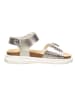 billowy Sandalen in Silber
