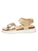 billowy Sandalen in Gold
