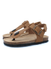 billowy Sandalen in Hellbraun