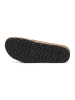 billowy Leren slippers beige