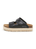 billowy Leren slippers zwart
