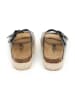 billowy Leren slippers zwart