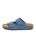 billowy Leren slippers blauw