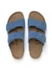 billowy Leren slippers blauw