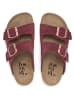 billowy Leren slippers rood