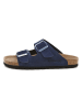 billowy Leren slippers donkerblauw