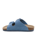 billowy Leren slippers blauw