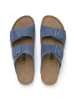 billowy Leren slippers blauw