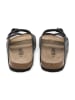 billowy Leren slippers zwart